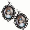 Fortune Teller Cameo Earrings